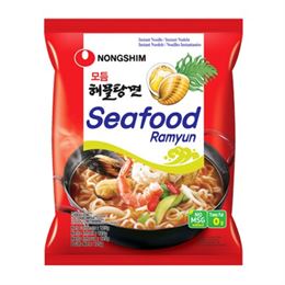 ראמן להכנה מהירה של מרק בטעם פירות ים - Nongshim tevame