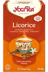 תה יוגי ליקריץ ללא קפאין - Yogi Tea Licorice tevame