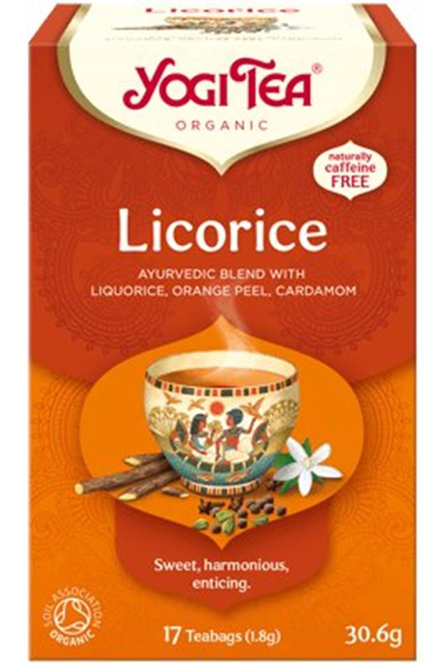 תה יוגי ליקריץ ללא קפאין - Yogi Tea Licorice