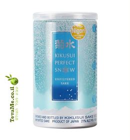 סאקה קיקוסוי השלג המושלם ניגורי בפחית Kikusui Nigori Perfect Snow Can Sake tevame