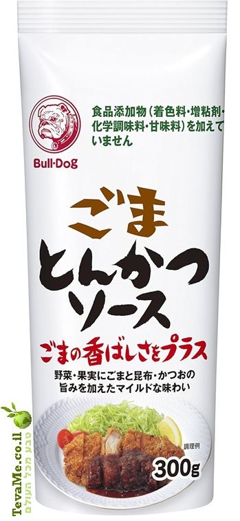 רוטב טנקטסו יפני Bulldog Sesame Tonkatsu Sauce Tube