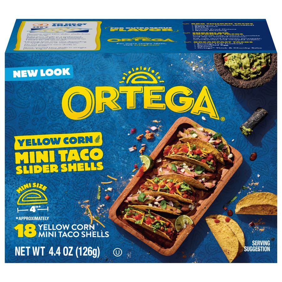 מיני קונכיות טאקו - Ortega Mini Taco Slider Shells