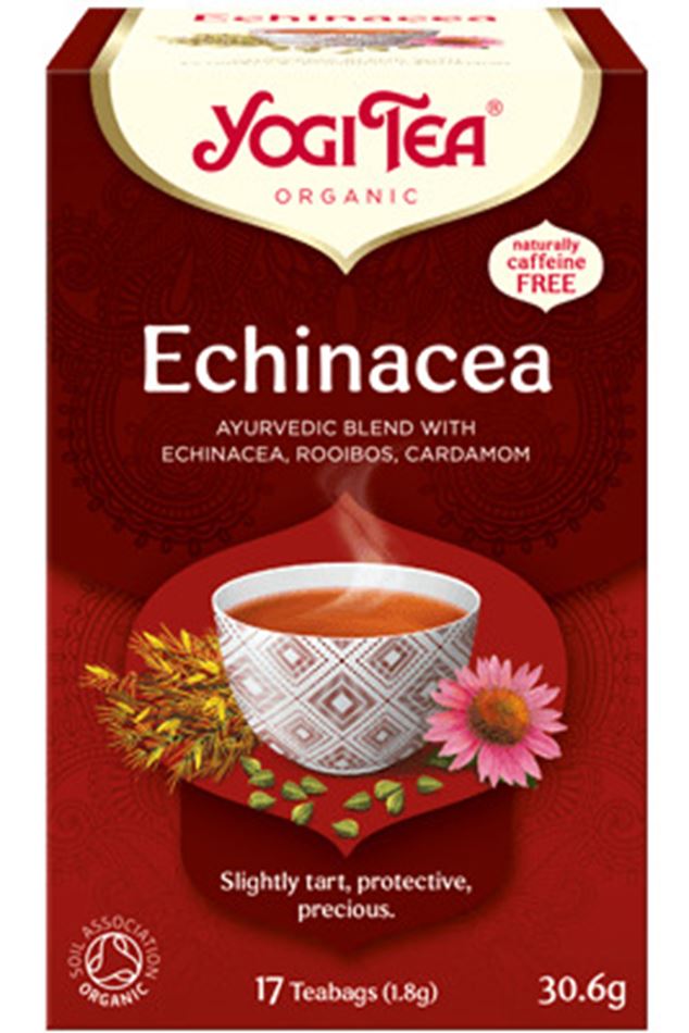 תה יוגי אכינצאה ללא קפאין - Yogi Tea Echinacea