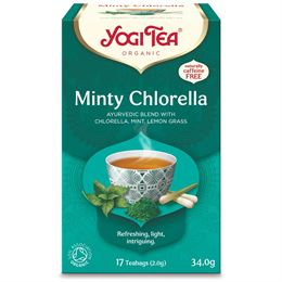 תה יוגי מנטה וכלורלה ללא קפאין - Yogi Tea Minty Chlorella tevame