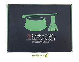 סט מאצ'ה כלים להכנת תה ירוק יפני Ceremonial Matcha Set tevame