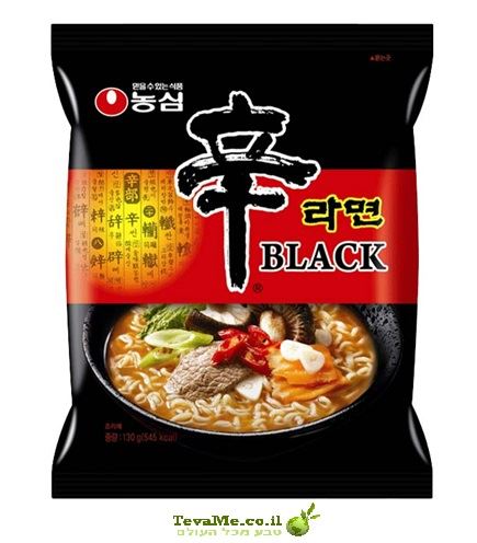 ראמן שין פיקנטי בלאק פרימיום Nongshim SHIN BLACK PREMIUM