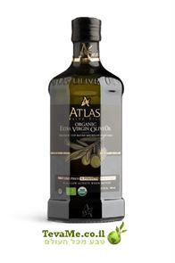 שמן זית כתית מעולה אורגני 500מל ATLAS עשיר בפוליפנולים בחומציות נמוכה tevame