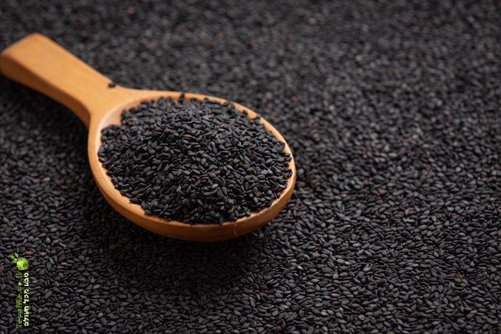 שומשום שחור קלוי TOA Roasted Black Sesame Seeds