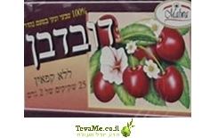 חליטת תה טבעית דובדבן ללא קפאין 25 שקיקים Malwa