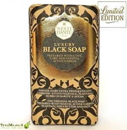 סבון פרימיום טבעי שחור פחם Luxury Black Soap Nesti Dante tevame