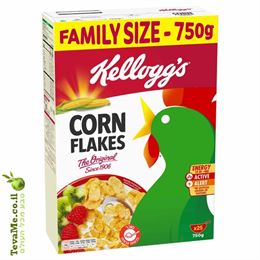 קלוגס קורנפלקס ענק 750 גרם Kellogg's Corn Flakes tevame