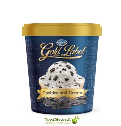 גלידה בטעם וניל ועוגיות Magnolia Ice Cream Cookies & Cream