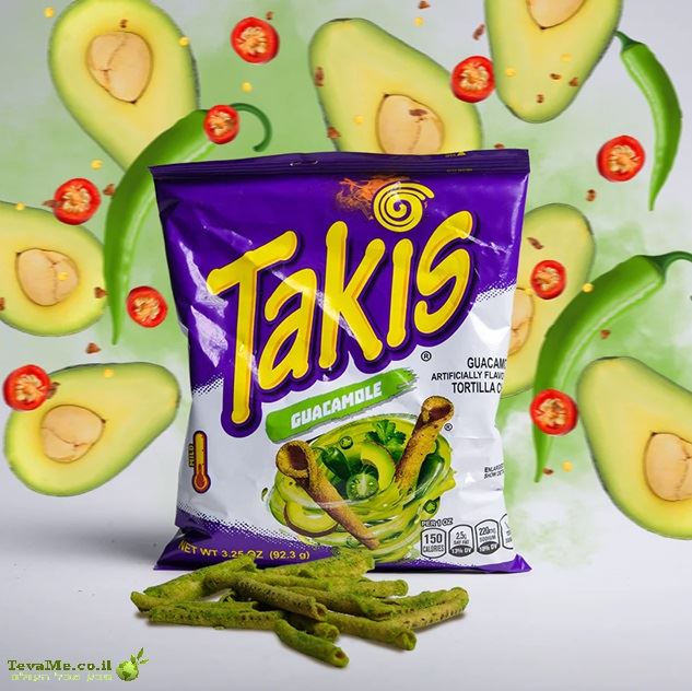 חטיף טאקיס גואקמולה Takis Guacamole