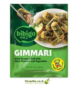 רול אצות מטוגן עם אטריות זכוכית וירקות Bibigo Fried Seaweed Roll Glass Noodles Vegetable tevame